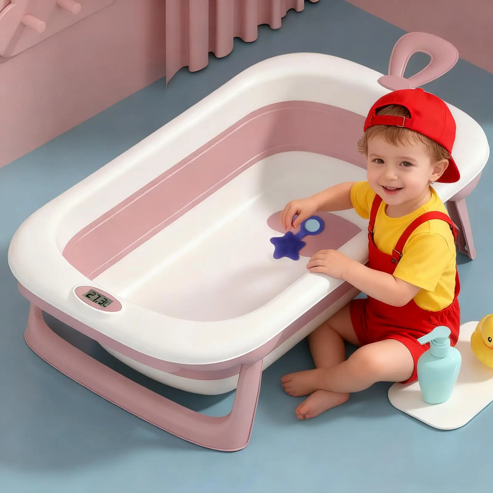 Kids Bathtub Stopper Star-Shaped Adorable Bathtub Stopper Silicone Drain Plug For Home Hotel Apartment Rental House Boys Girls