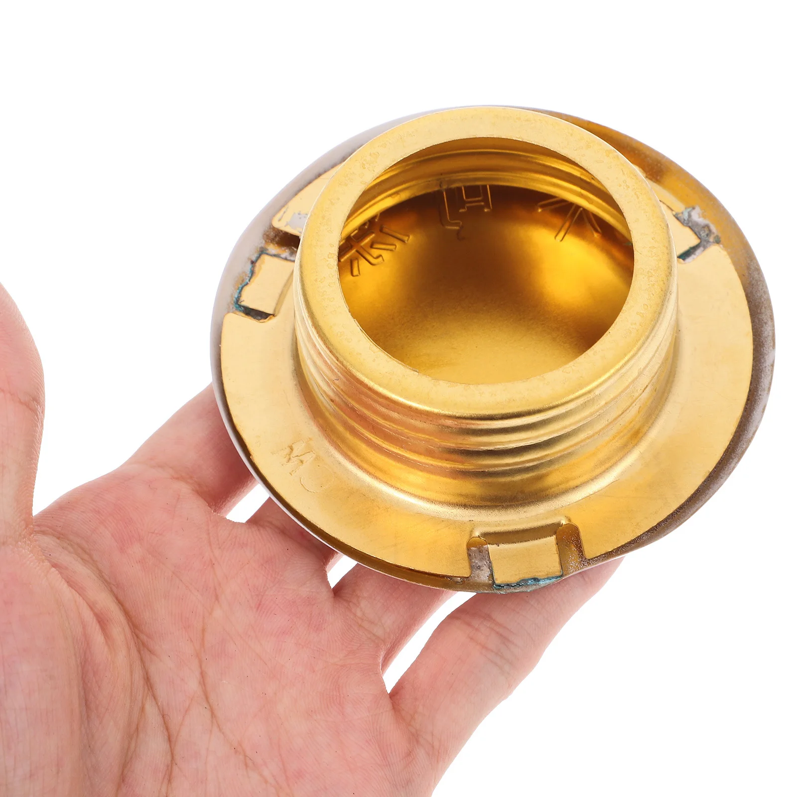 Fire Sprinkler Cover Plate Copper Durable Ceiling Wall Mount For Residential Commercial Industrial Decorative Pipe Cover