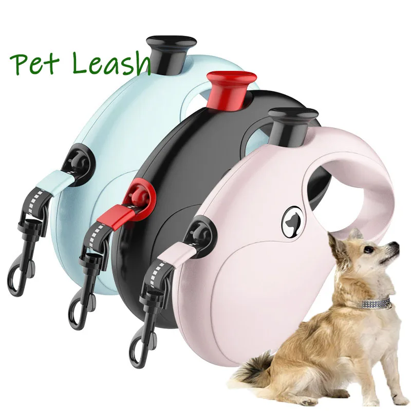 

5m Dog Leash Durable Automatic Retractable Pet Leash outdoor cat Puppy Travel Walking Running Lead Roulette Pet Supplies