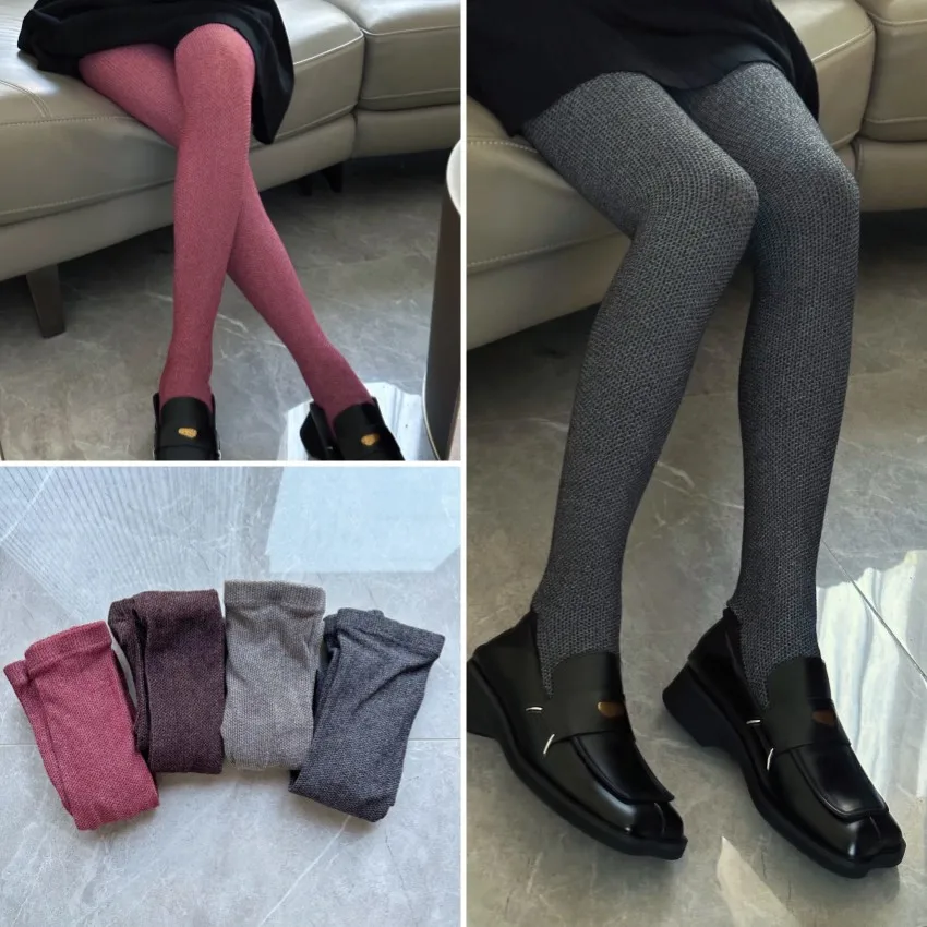 Women 2025 Fall/Winter stylish wool dotted pantyhose Socks