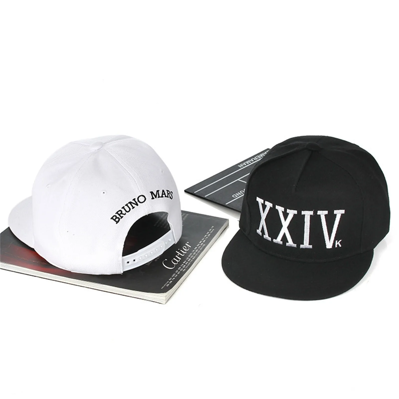 2024 Unisex Bruno Mars Baseball Cap 24k Magic Gorras K-Pop Cotton Bone Rapper Xxiv Dad Hat Hip Hop Snapback Sun Caps Casquette