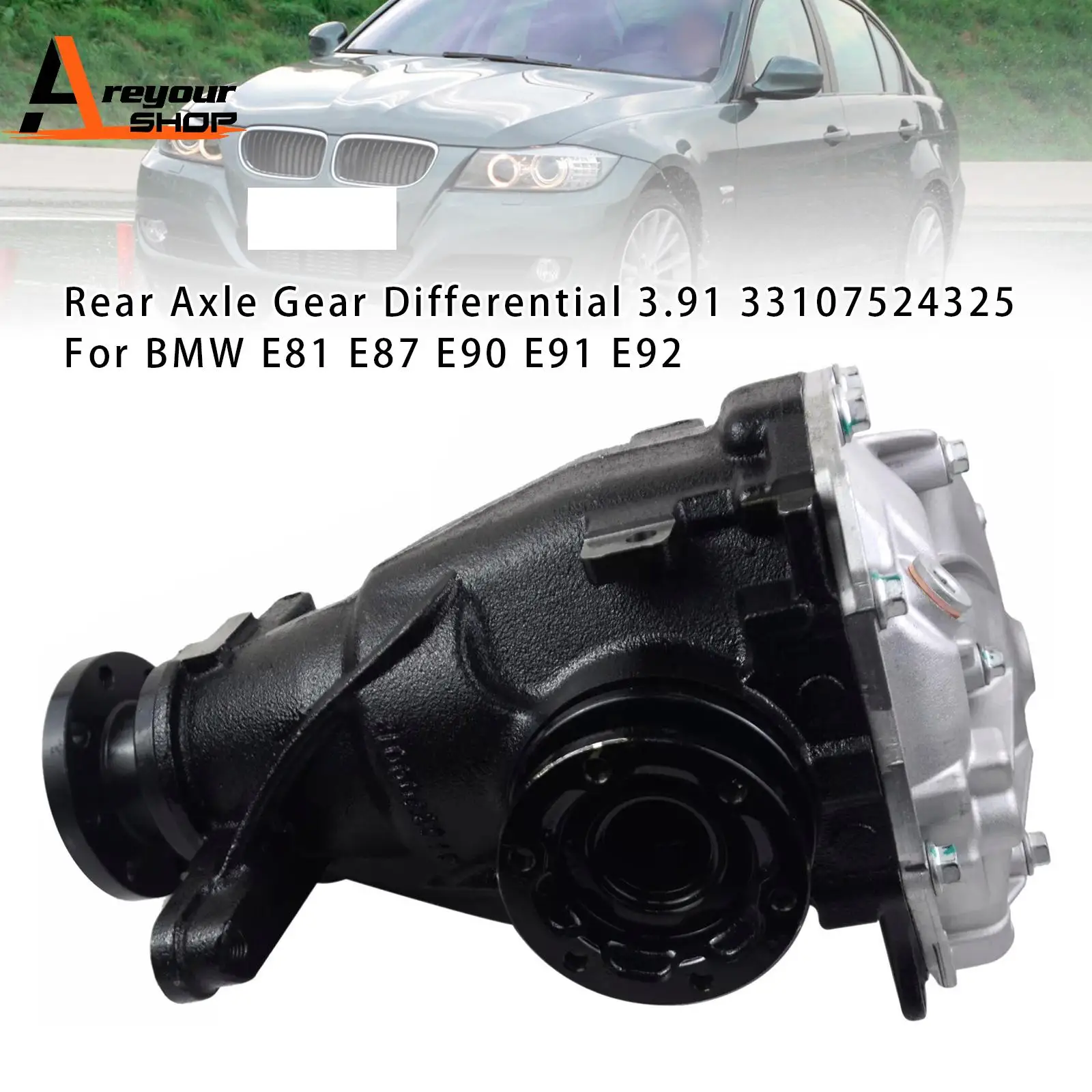 

Rear Axle Gear Differential 3.91 33107524325 for BMW E81 E87 E90 E91 E92