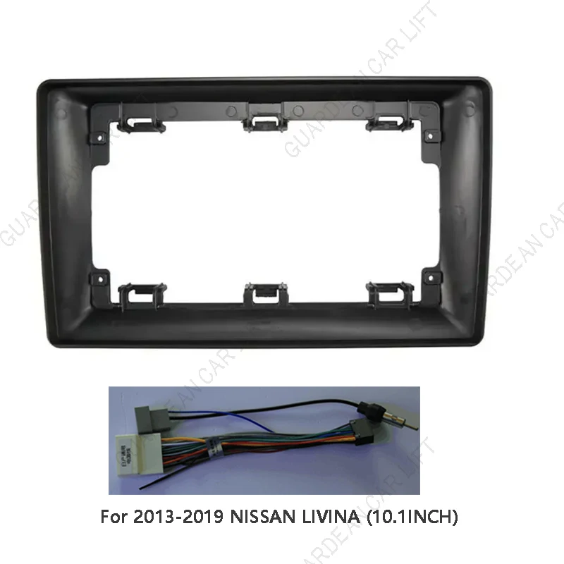 

10.1 Inch Car Radio Fascias Android Stereo Player 2 Din Head Unit Panel Dash Frame For 2013 NISSAN LIVINA