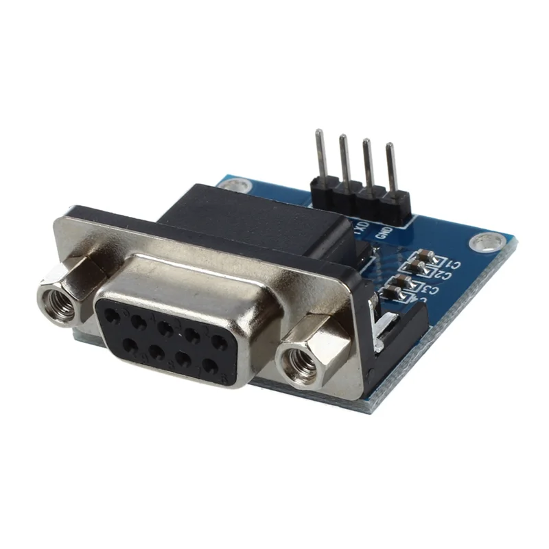 B04B-10X MAX3232 RS232 Serial Port To TTL Converter Module DB9 Connector W/ 4 Jump Cables