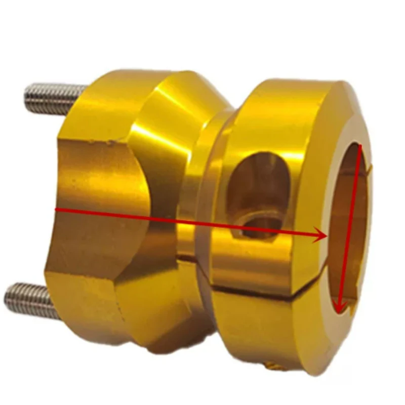 Entertainment competitive go-kart 30mm40mm50mm rear axle hub seat aluminum alloy tire fixing