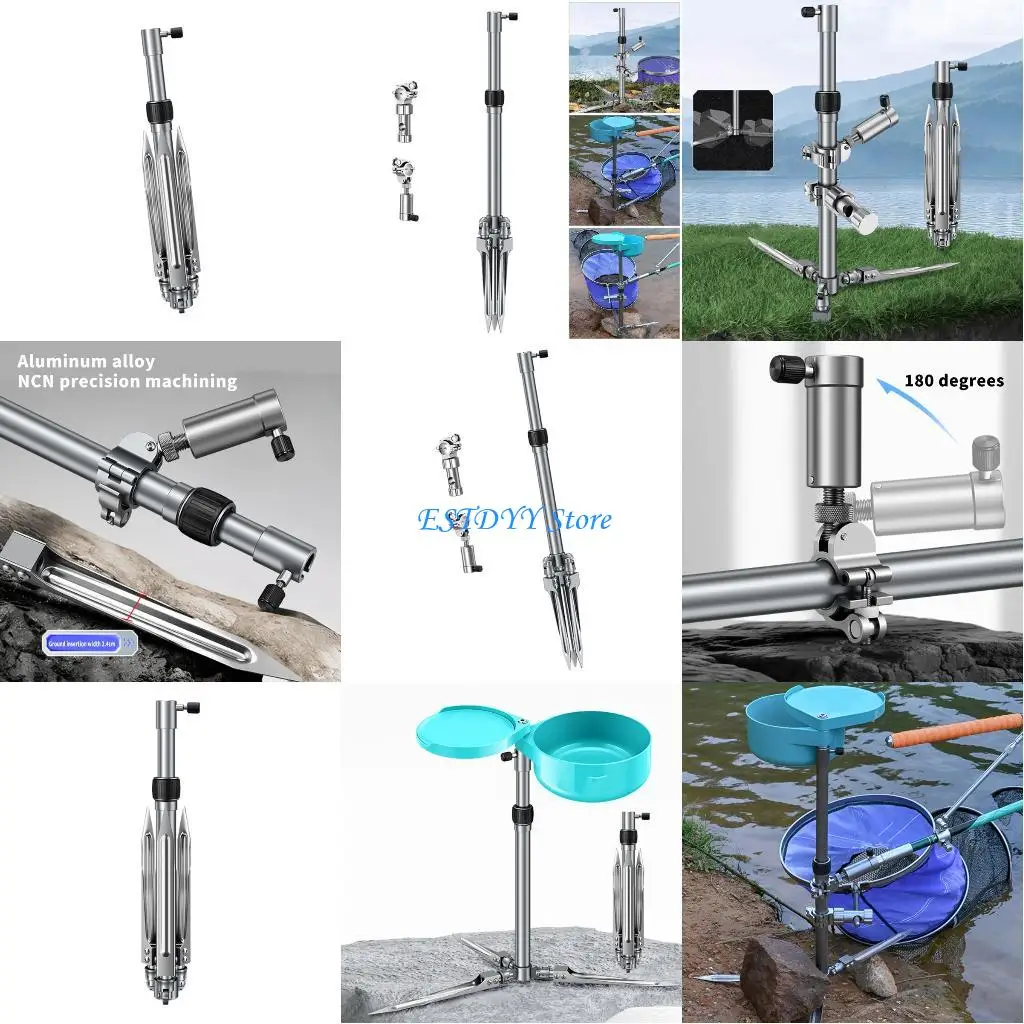 

G6DE Comfortable Ergonomic Fishing Brasket highlighting Aluminum and Included Utility Tray