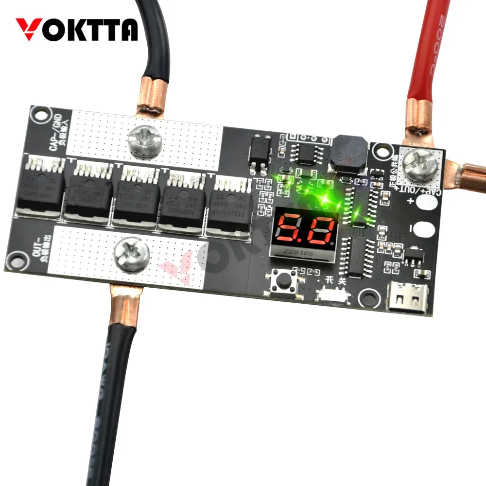 Farad Capacitor Spot Welding Machine kit K6 Small Handheld Portable DIY 5V PCB Control Board 18650 Battery Spot Welding Machine