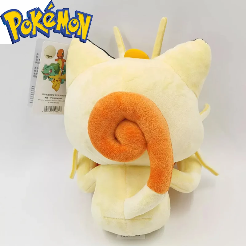 25cm oryginalna pluszowa zabawka śliczne Meowth miękkie Kawaii słodkie najlepsze prezenty dla Anime kreskówki pluszowa lalka figurka zabawka na