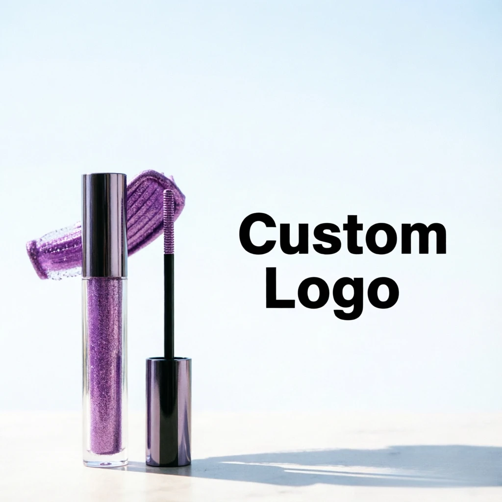 Long Lasting Volumizing Lengthening Vegan Chameleon Mascara With Diamond Sparkle For Women Daily Use Custom Logo Small Batch
