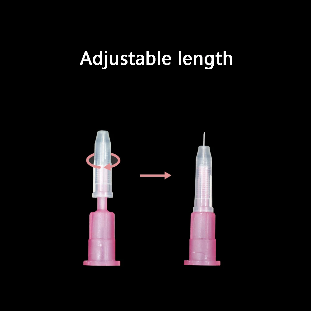 31G 4mm regulowana mała igła jednorazowa 31G medyczna mikroplastikowa wtryskowa kosmetyczna sterylna igła narzędzie chirurgiczne