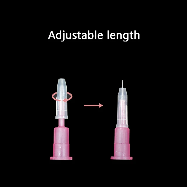 31G 4mm regulowana mała igła jednorazowa 31G medyczna mikroplastikowa wtryskowa kosmetyczna sterylna igła narzędzie chirurgiczne