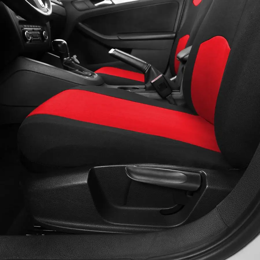 

Car Seat Covers For Universal Fit Red And Black Interior Protection