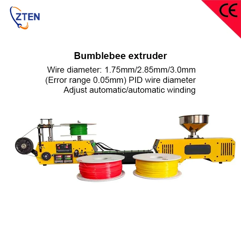 ZTEN HT400 Bumblebee Extruder Automatic Wire Diameter Control Winding Extrusion Tools for 3D Printing Filament PLA PETG PA ABS