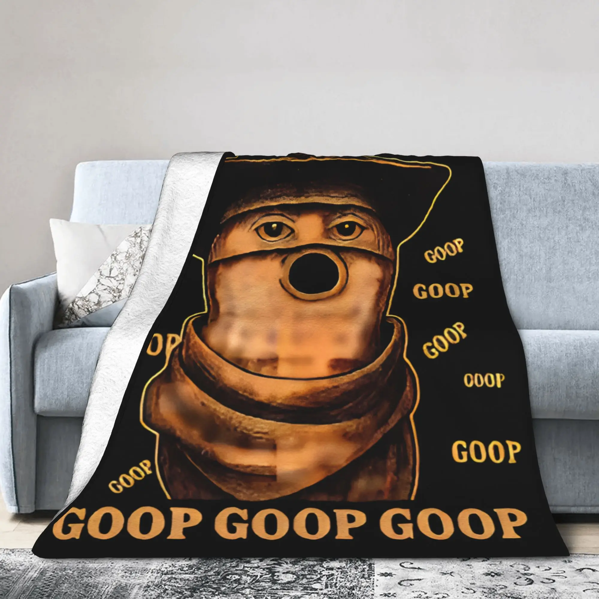 Arc Raiders Goop  Goop  Goop  Blankets  Flannel Funny Warm Throw Blankets for Home Autumn/Winter,