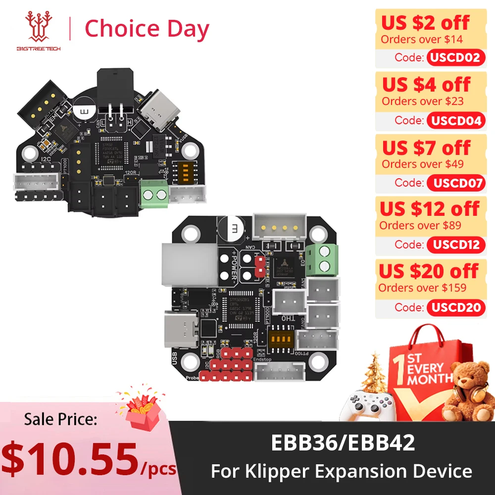 yZ[zBigtreetech EBB36 btt EBB42 canA_v^{[hvoron canbus 3Dv^accessorie klipper hotend Ender3AbvO[htCsht{[h