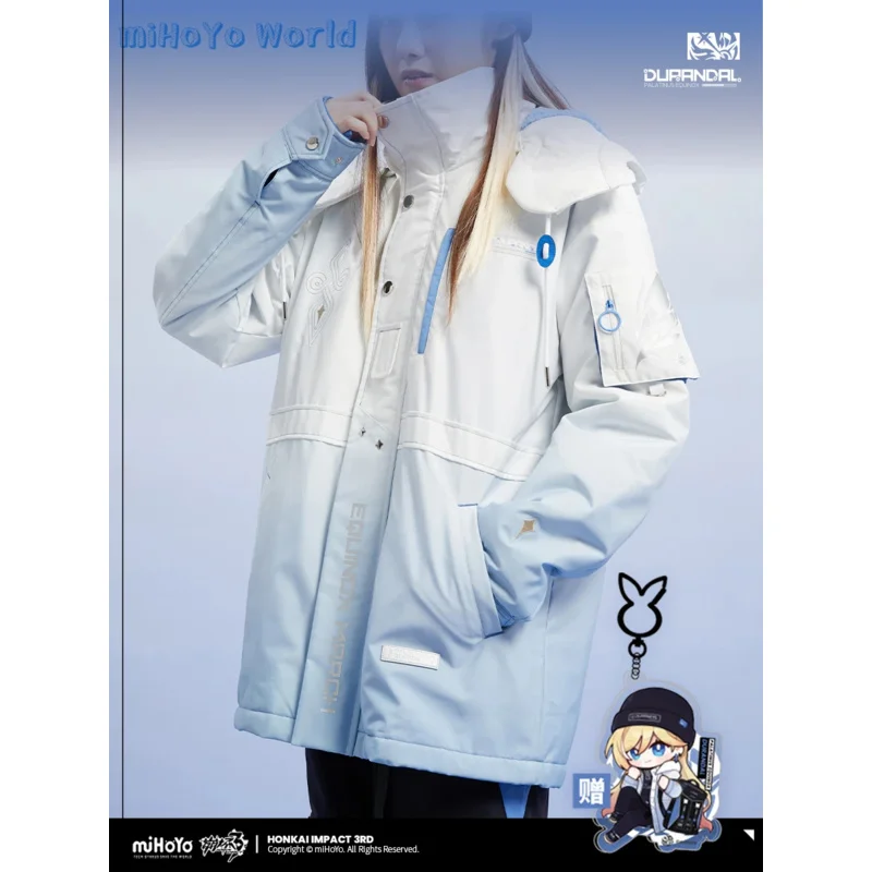 MiHoYo Official Honkai Impact 3 Cosplay Durandal Doujin Theme Coat Autumn Winter Windbreaker Unisex Palatinus Equinox Theme Coat