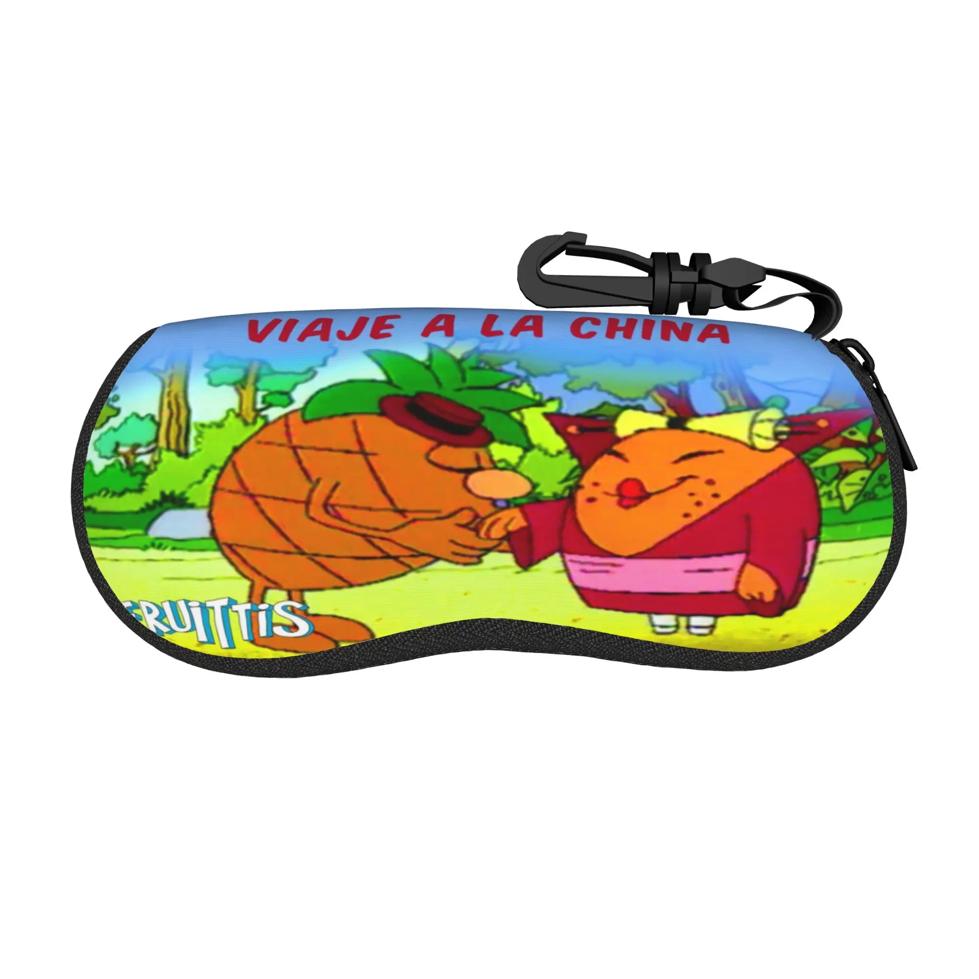 Lovely Los Fruittis cartoon Glasses Case Waterproof Box  Glasses Storage Box Ins Style Eye Contacts Case