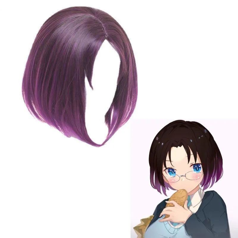 Elma From "Kobayashi's Dragon Maid" Cosplay Wig Original Gradient Simulation Cosplay False Hair