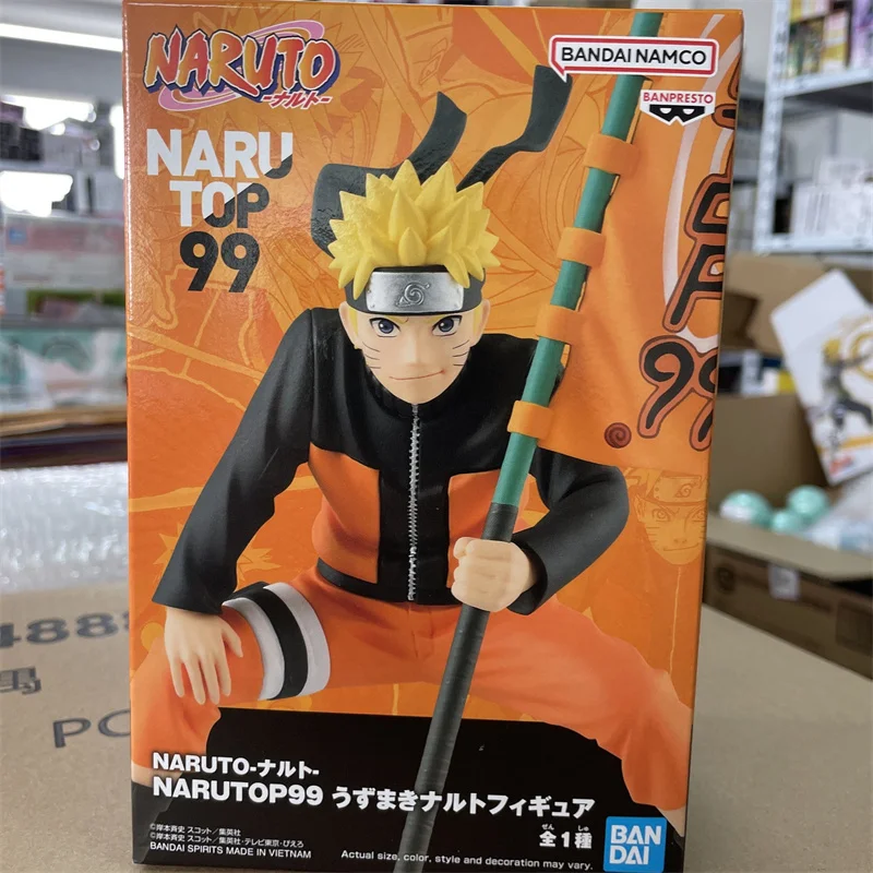 In Stock Original Bandai Naruto Action Naruto Vortex Figures Figuart Model Narutop99 Doll Toys For Cool Festival Gifts