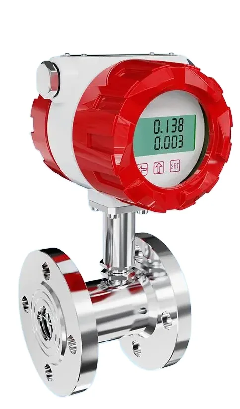 Intelligent Liquid Turbine Flowmeter Water and Oil High-precision Meter Digital Display Water Flowmeter Sensor