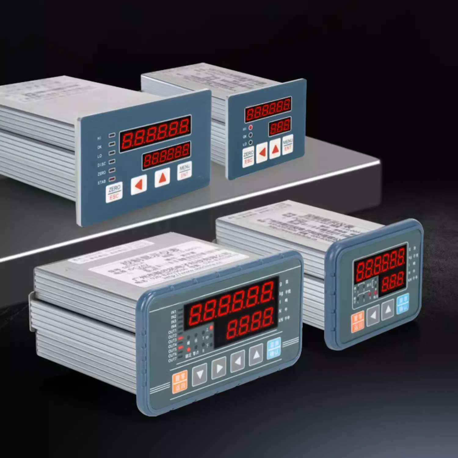 Power Measurement Sensor Instrument High-Precision Weighing Sensor Display Rs232/485/0~10V Pressure Sensor Display