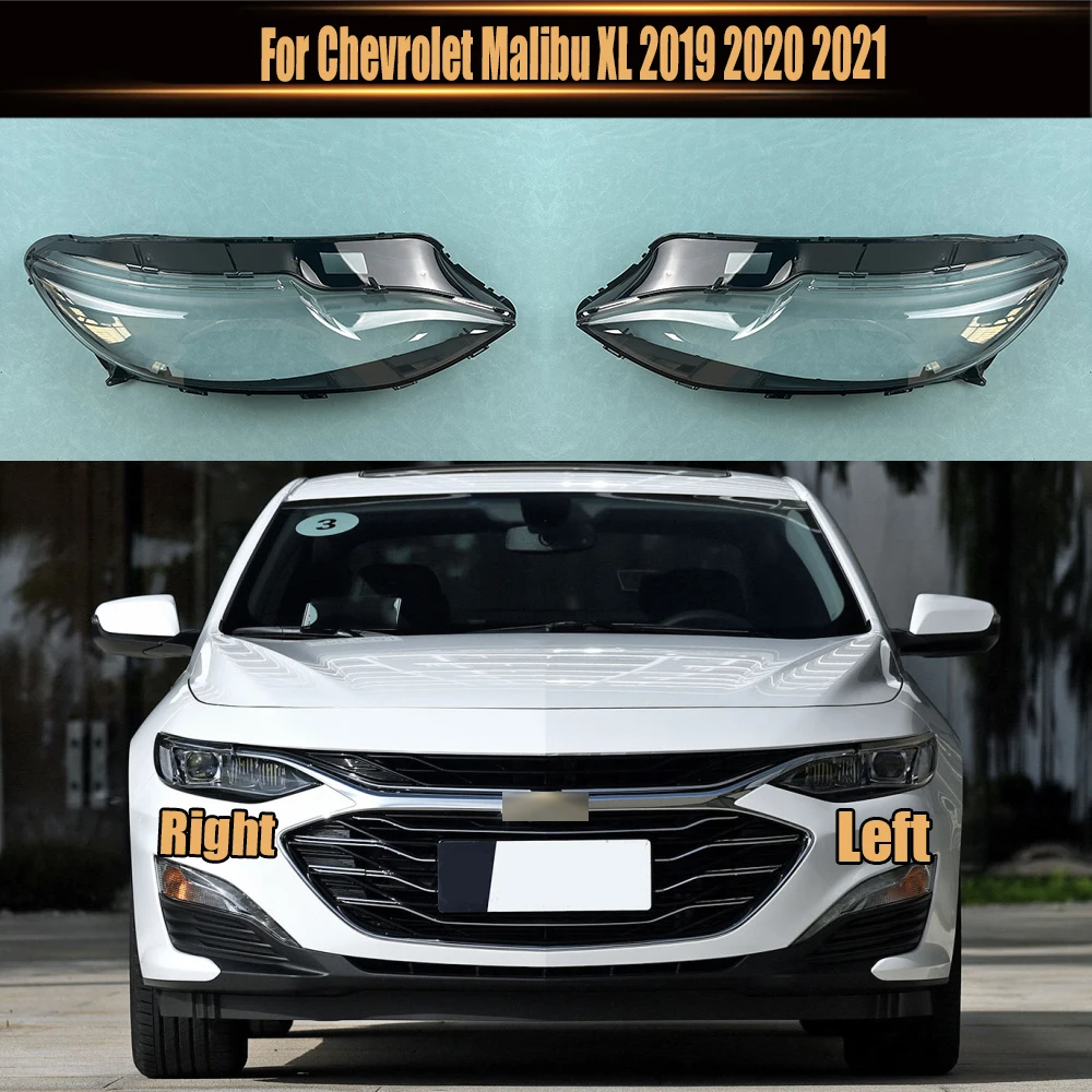 

For Chevrolet Malibu XL 2019 2020 2021 Headlight Cover Headlamp Shell Imported Transparent Shade Mask Lampshade Lens Plexiglass