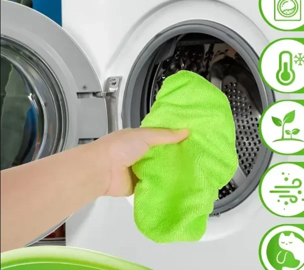 20PCS Reusable Ultra-fine Fiber Mop Pads High Water Absorption Universal Fit Most Standard Mops Firm Adhesion Cleaning Pads