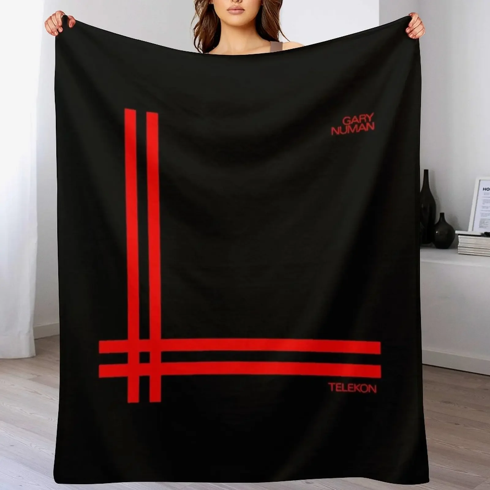 

Gary Numan - Telekon (1980) Throw Blanket Stain Resistant Cozy Warm Blanket