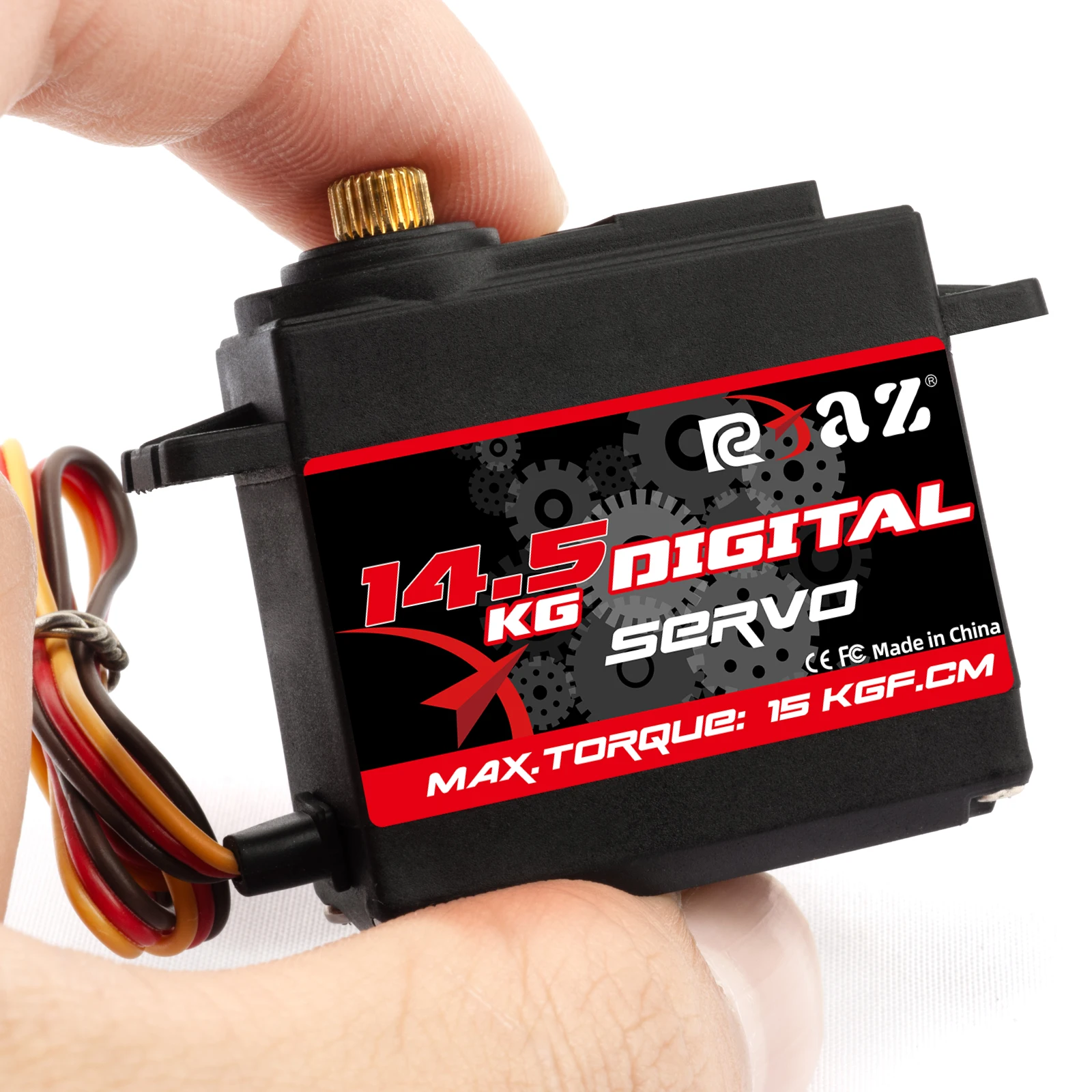 RC Servo 14.5KG Metal Gear Digitale Servomotor Stuurservo voor 1/8 1/10 RC Auto Korte Afstand Truck Monster robot Boot