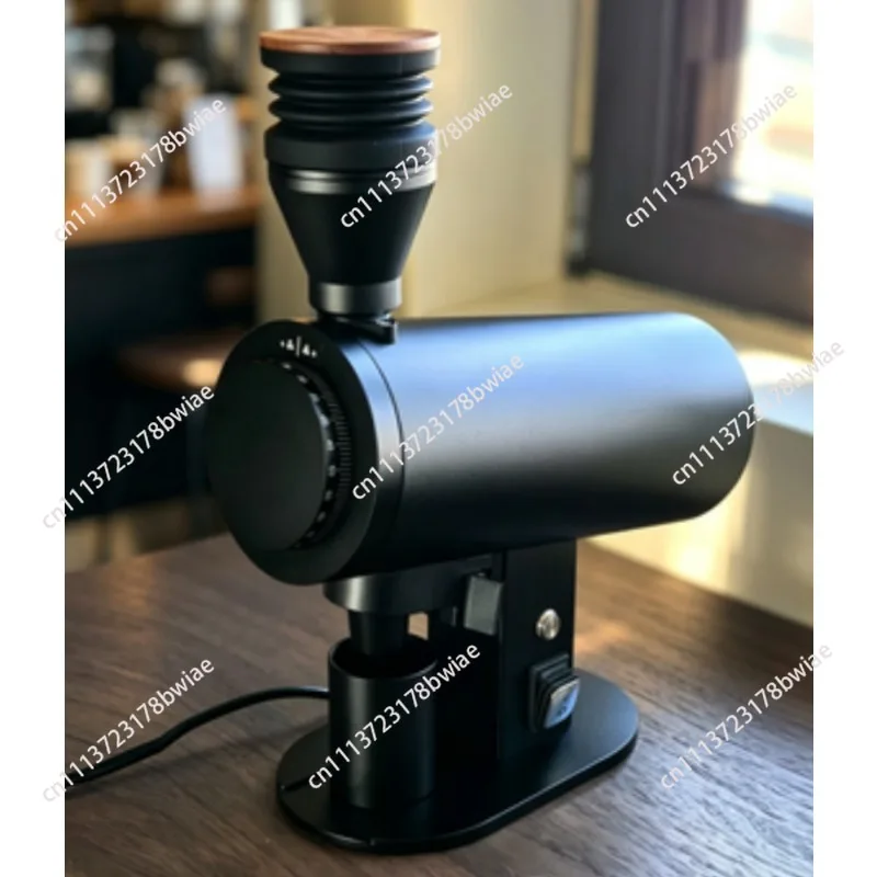 DF83V Variable Speed Single Dose Coffee Grinder Black Household Espresso Bean Grinding Machine Precise Adjustment
