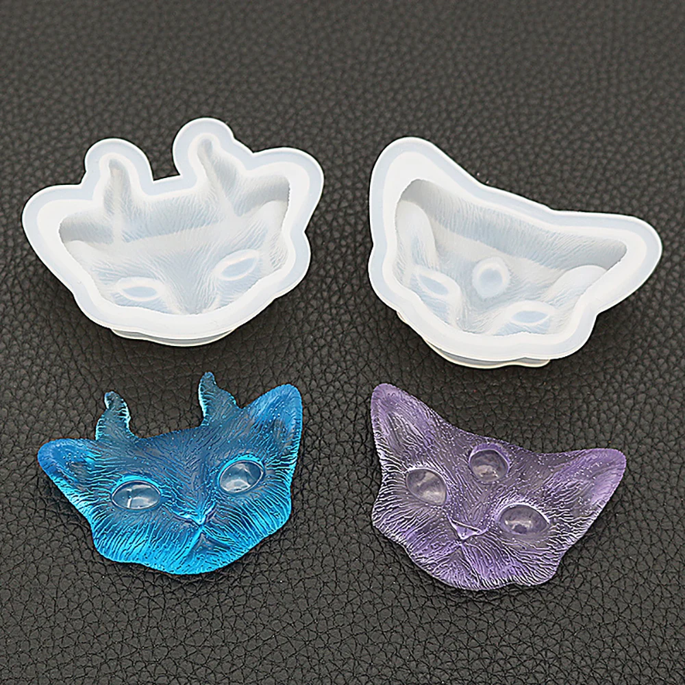 Silicone world 3D Animal Epoxy Resin Silicone Molds Cat Dog Bear Styles DIY Crafts Decorations Handcraft Soap Home Ornaments