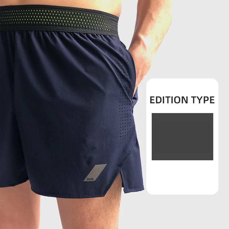 Summer Quick-drying Ice Silk Shorts Men's lightweight Breathable Running basketball Gym Sports Short pants Fitness beach shorts