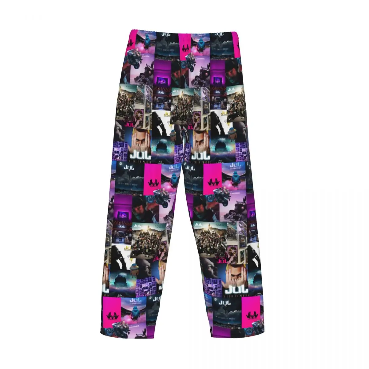 Custom Print Classical JUL Rapper Music Pajama Pants Men's Sleep Sleepwear Bottoms with Pockets
