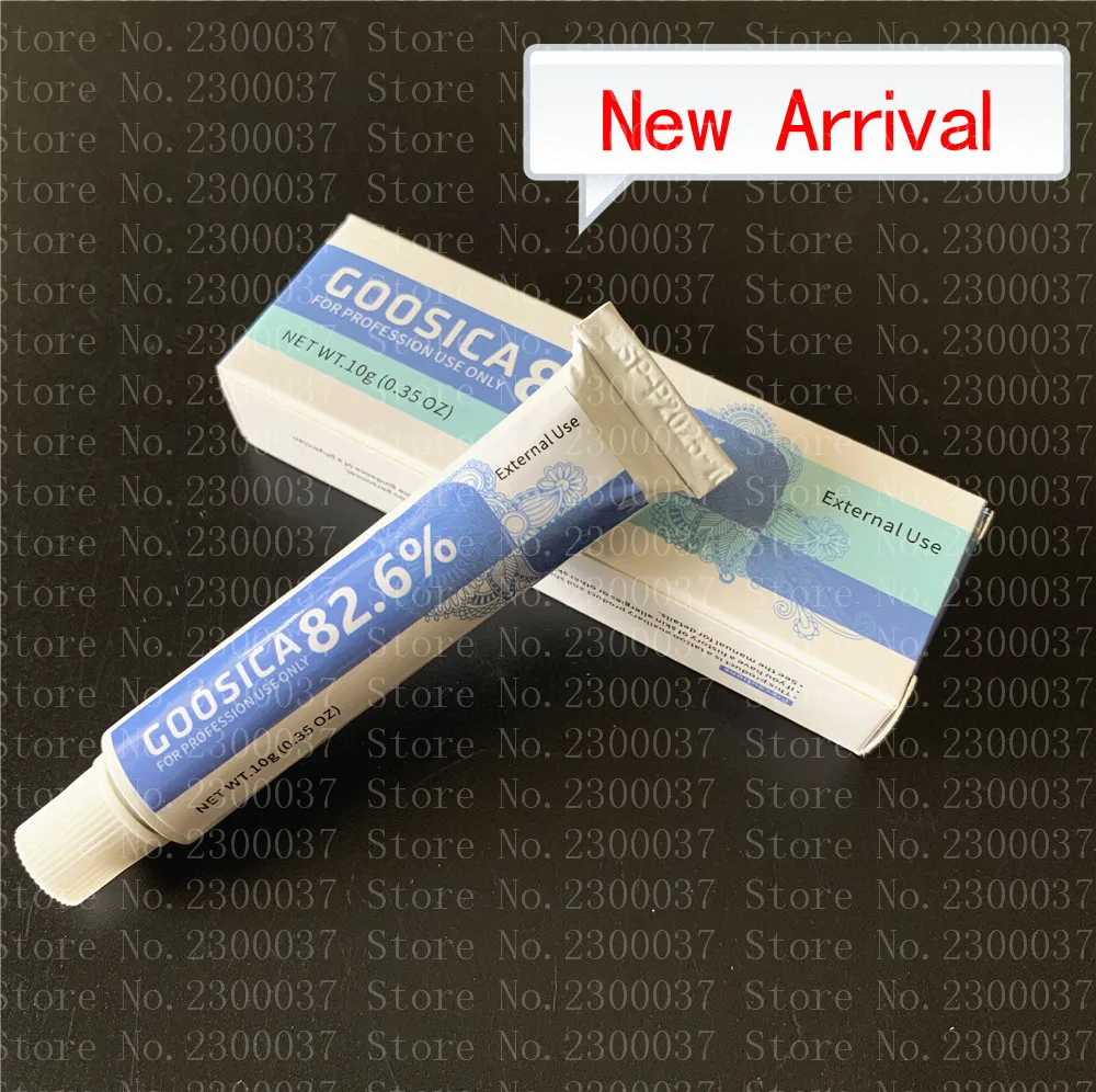 New Arrival 82.6% Goosica Tattoo Cream Before Piercing Microblading Eyebrow Lips Body Skin 10G