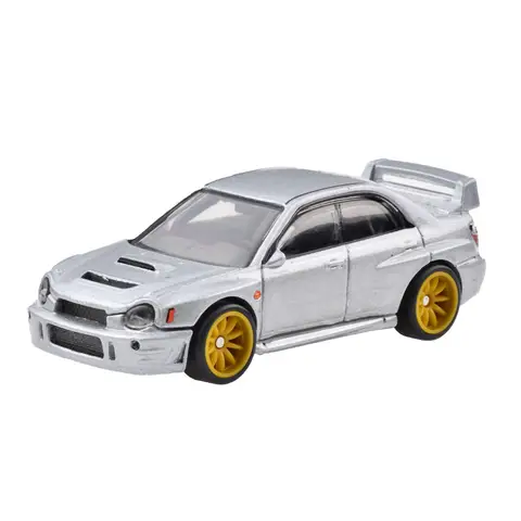 Hot Wheels Premium Collector Cars Subaru Impreza WRX & 16 Subaru WRX STI 1/64 Gjutna leksaksfordon 8 best sales Hot Wheels Subaru WRX STI - №3