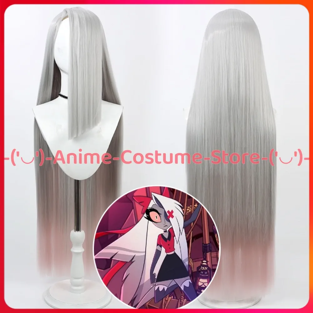 

Hazdin Kotel Vaggie Косплей Парик Аниме Игровой Персонаж Хэллоуин Карнавальный Костюм Парики Термостойкие Синтетические Волосы