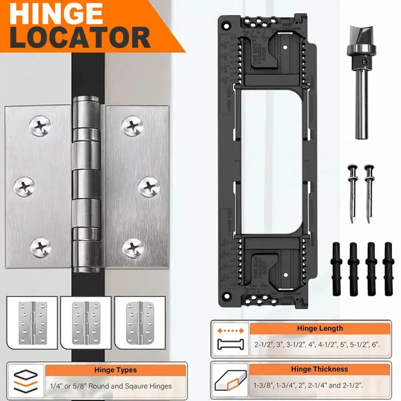 Engsel Jig logam dapat disesuaikan, engsel pintu bor akurat, alat engsel pintu Jig, lemari lubang cepat