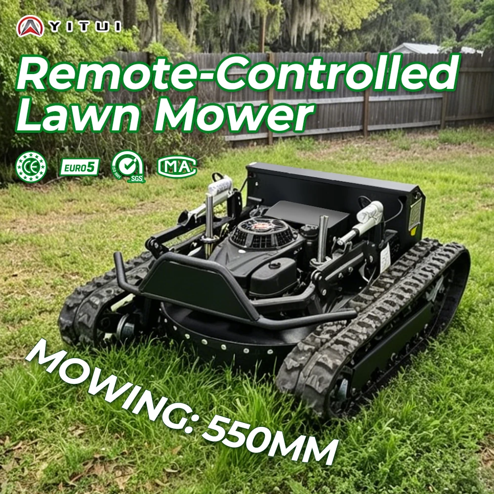Customized Lawn Mower with Remote Control High Efficiency Low Power Consumption Suitable for Various Grass Types
