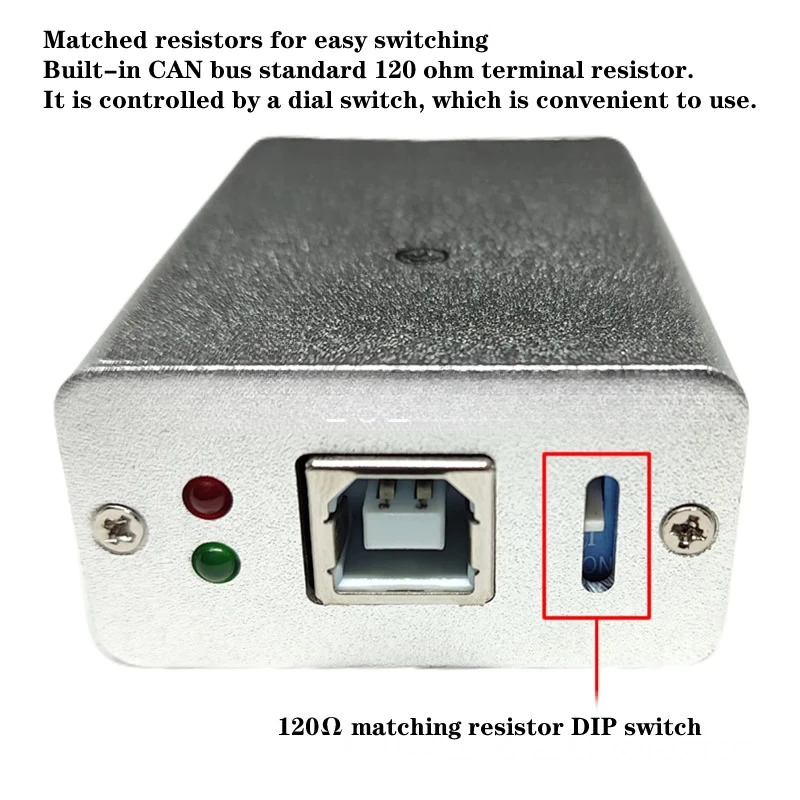 For CAN analyzer, PCAN USB to CAN, compatible with PEAK IPEH-002022/21, supports PCAN View, BUSMaster, PCAN-Explorer