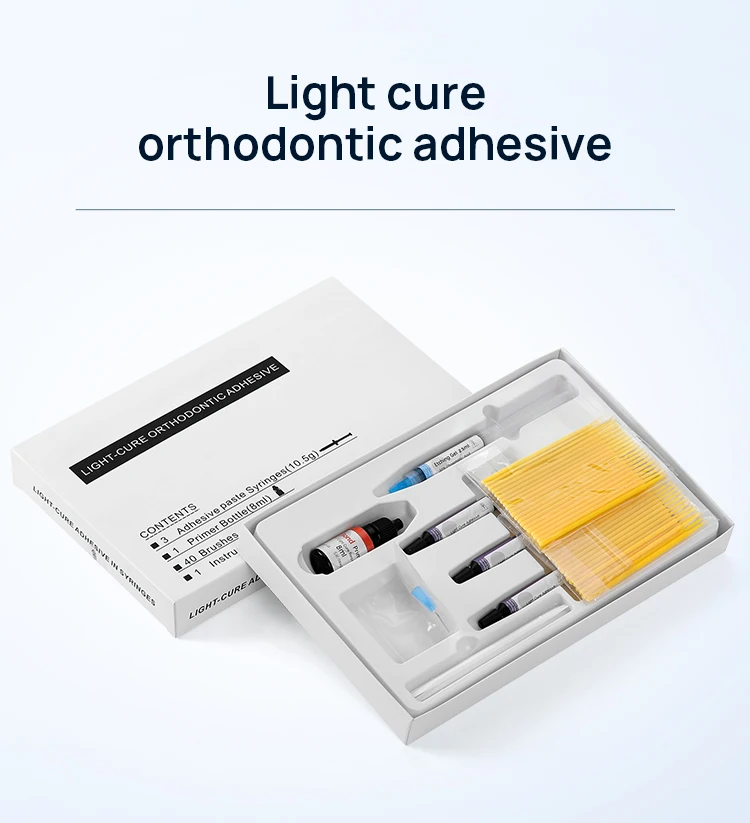 AZDENT Dental Orthodontic Light Cure Adhesive Bonding Brackets Braces Ortho-Bonding Primer Paste Kit Zahnheilkunde – Detail 1