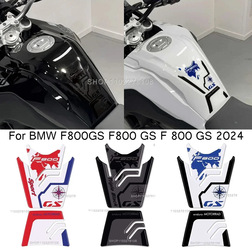 

3D Epoxy Resin Sticker Motorcycle Tank Pad Protector Stickers Tank Protection Sticker For BMW F800GS F800 GS F 800 GS 2024