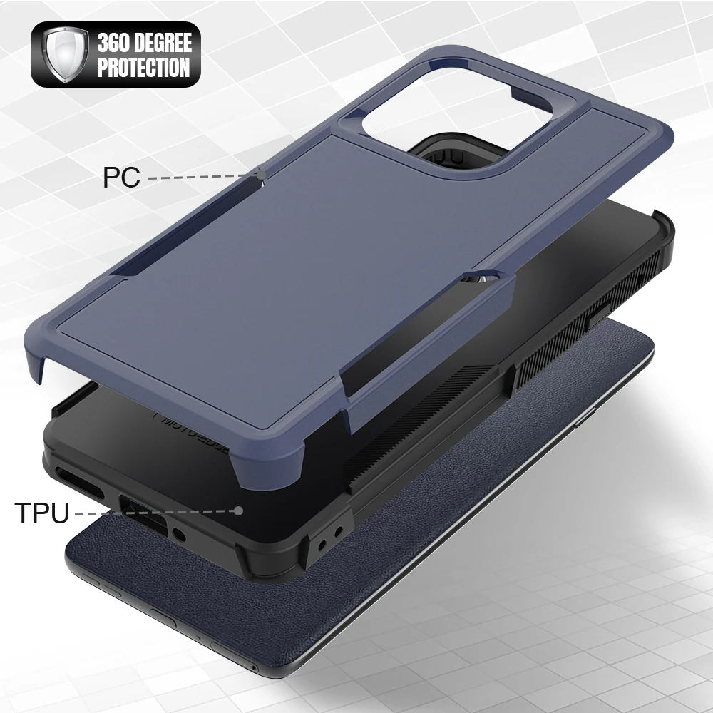 حافظة هاتف مضادة للصدمات لهاتف موتورولا موتو جي باور ستايلس 5G Edge 2025 2024 2023 GPure GPlay Edge 40Neo G84 G54 G14 Razr 50 #2