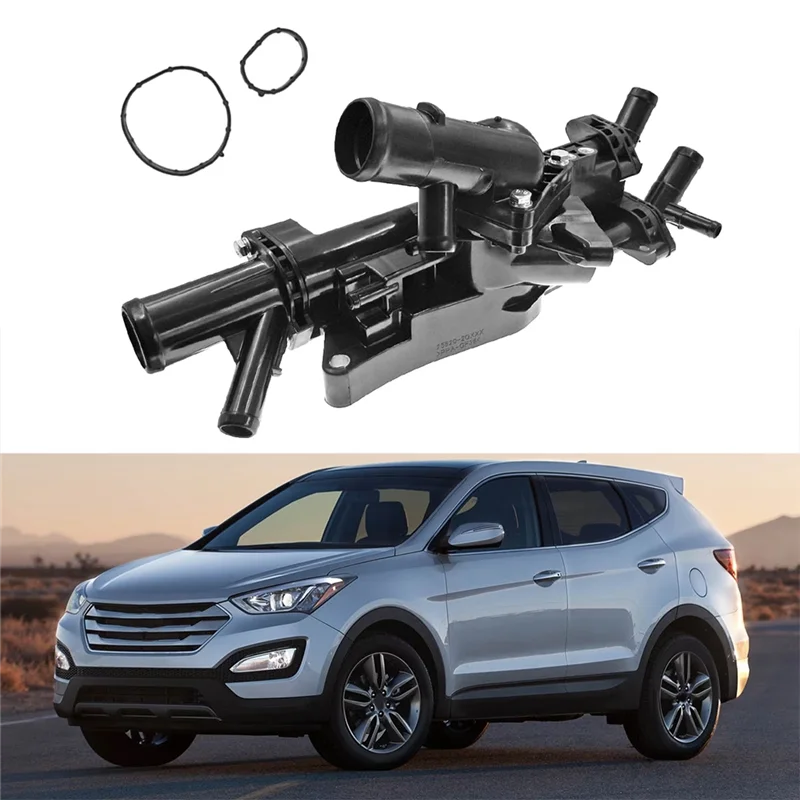 

New Radiator Coolant Thermostat Housing 25600-2G545 For Hyundai Santa Fe Sonata / Kia Optima Sportage 2.0L 2011-2014 Accessories