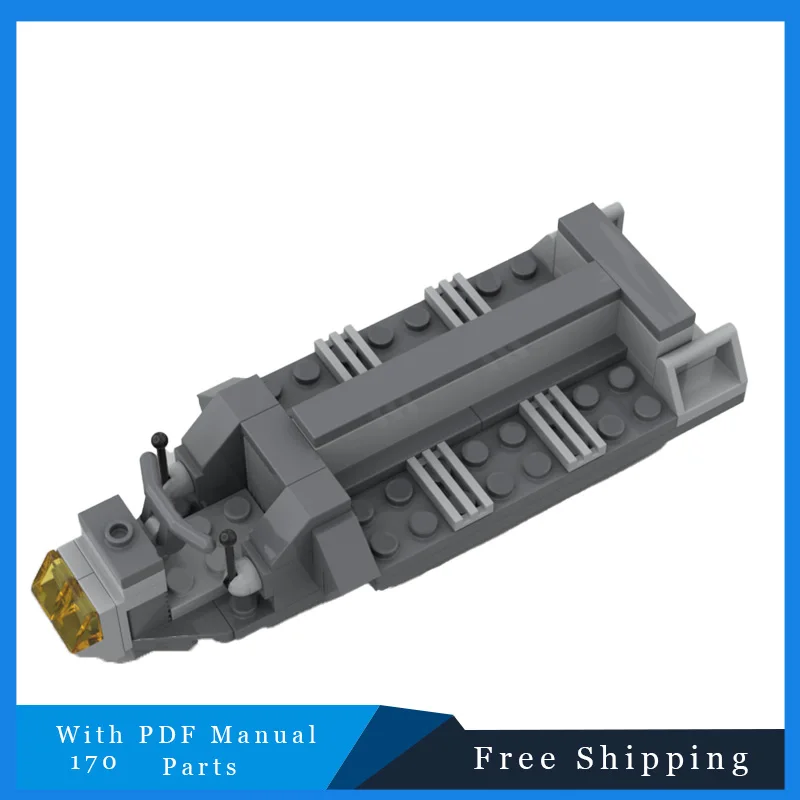 170 個スターバトルシリーズクリエイティブグレー航空機技術レンガビルディングブロックモデル子供組立おもちゃフェスティバルギフト