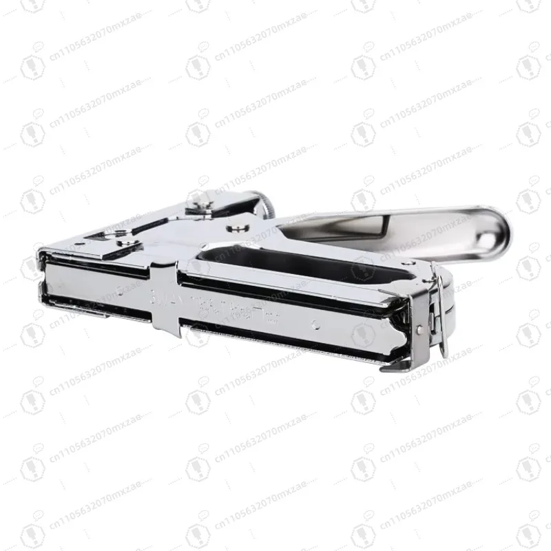 Three-way manual steel nail gun, chrome heavy-duty custom nail gun set, industrial-grade powerful nail tool