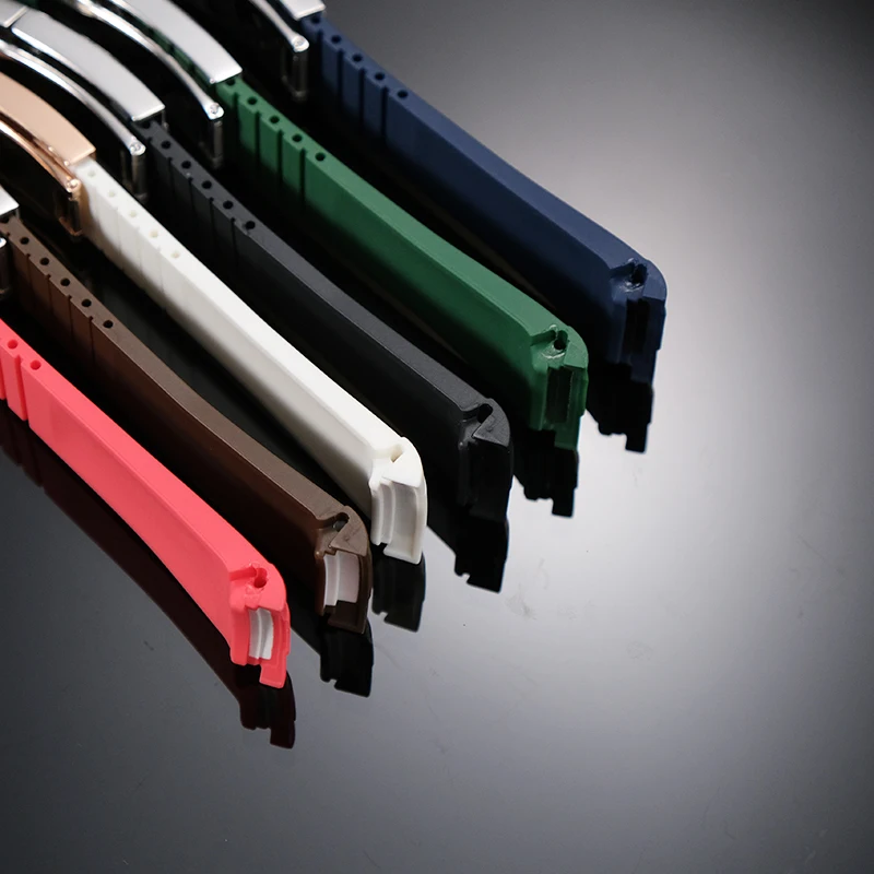 Horlogeband voor Rolex DAYTONA SUBMARINER Yacht-Master GMT Explorer siliconen 20 mm 21 mm rubberen gebogen armband riem ketting accessoire