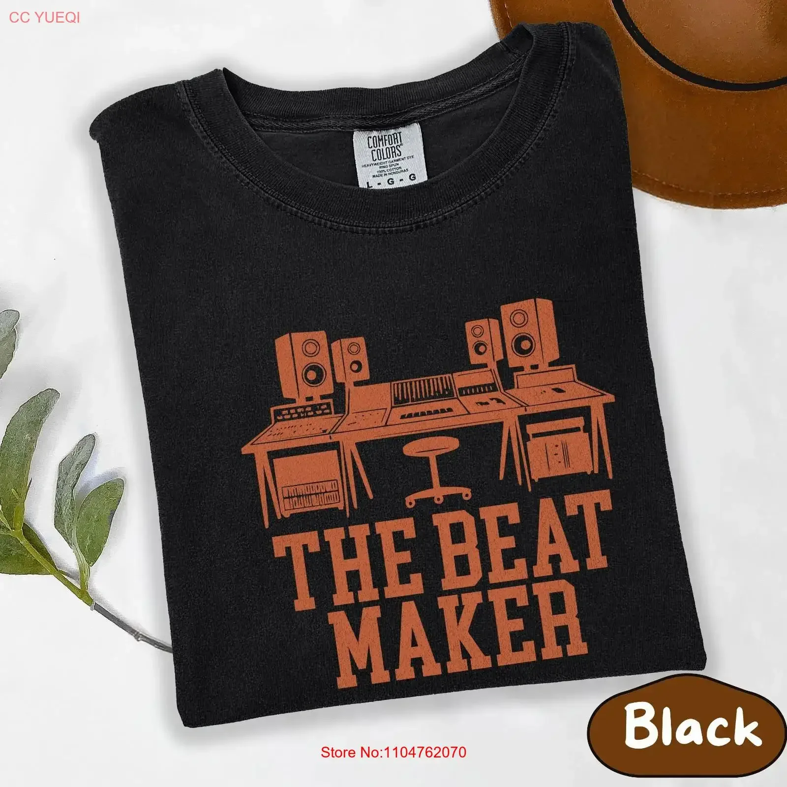 The Beat Maker T Shirt Music Producer vintage Washed homme graphic Stretched streetwear fashion Soft designer clothes