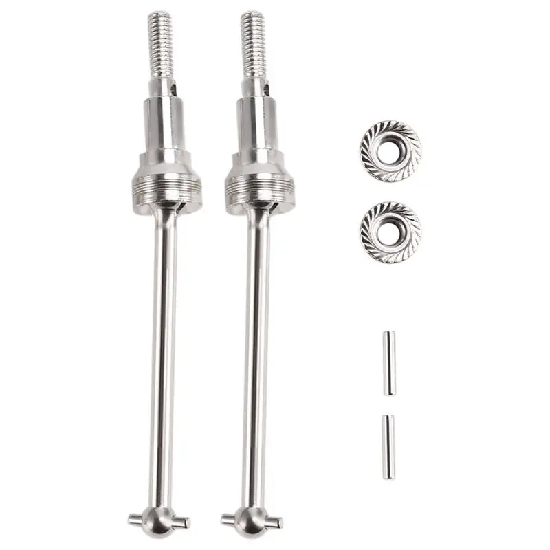ABJA-HBX 16889A 16889 16890 16890A SG1601 RC Car Spare Parts M16105 Upgrade Metal Front Drive Shaft Metal Front CAD Shafts