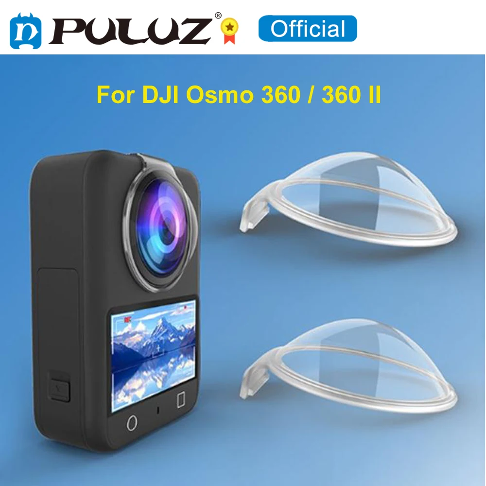 Image of PULUZ Für DJI Osmo 360 / 360 II Action-Kamera PC-Objektivschutz Schutzabdeckung Anti-Kollisions- und Anti-Kratz-Objektivkappe Zubehör