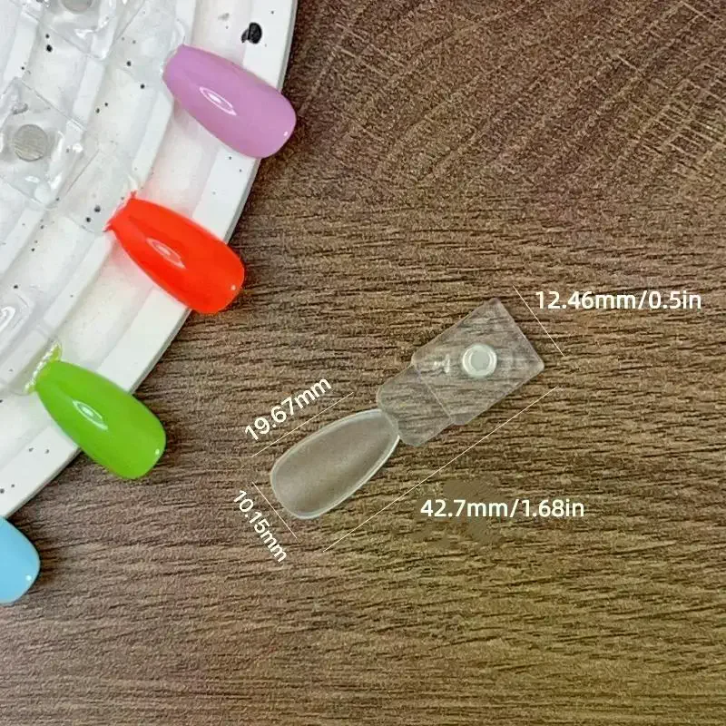 Présentoir magnétique de faux ongles, carte de couleur naturelle claire, support de Gel pour vernis à ongles, Palette de manucure, outil de pratique de la colle des ongles